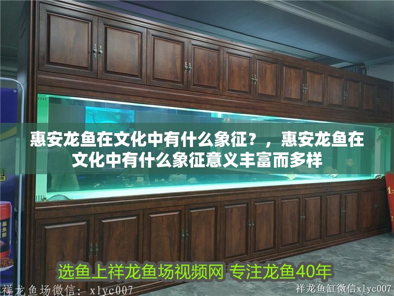 <strong><mark>惠安</mark></strong>龍魚在文化中有什么象征？，<strong><mark>惠安</mark></strong>龍魚在文化中有什么象征意義豐富而多樣