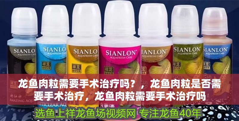 龍魚肉粒需要手術治療嗎？，龍魚肉粒是否需要手術治療，龍魚肉粒需要手術治療嗎