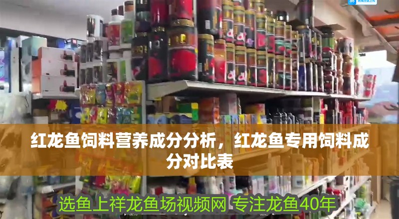 紅龍魚飼料營養(yǎng)成分分析，紅龍魚專用飼料成分對比表