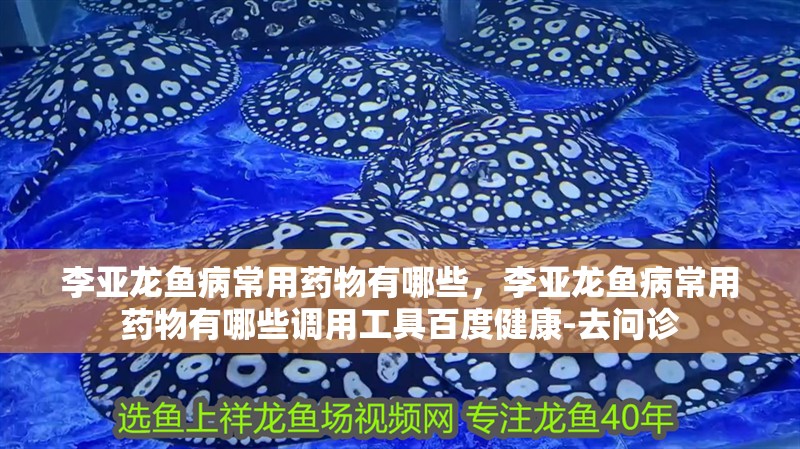 李亞龍魚病常用藥物有哪些，李亞龍魚病常用藥物有哪些調用工具百度健康-去問診