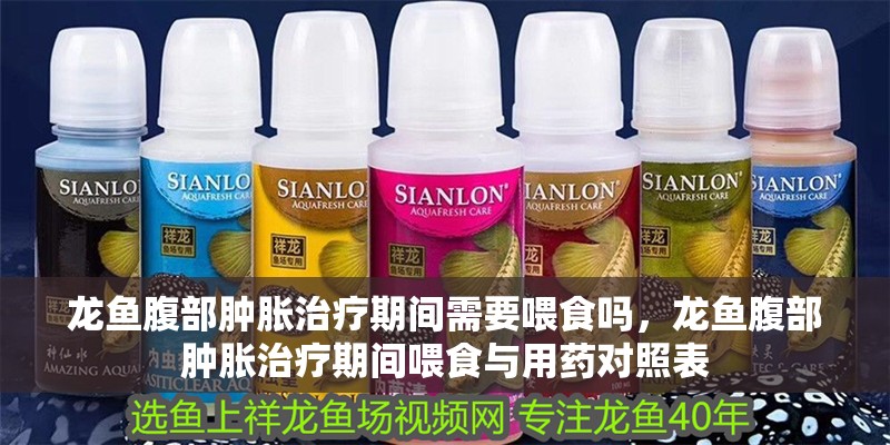 龍魚腹部腫脹治療期間需要喂食嗎，龍魚腹部腫脹治療期間喂食與用藥對照表
