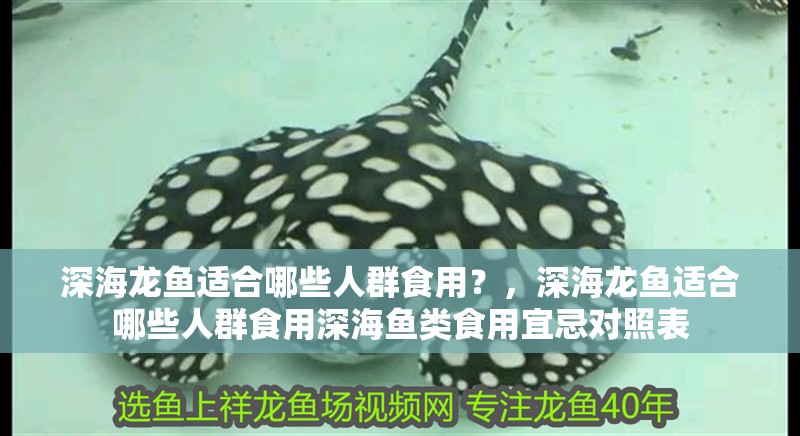 深海龍魚適合哪些人群食用？，深海龍魚適合哪些人群食用深海魚類食用宜忌對照表