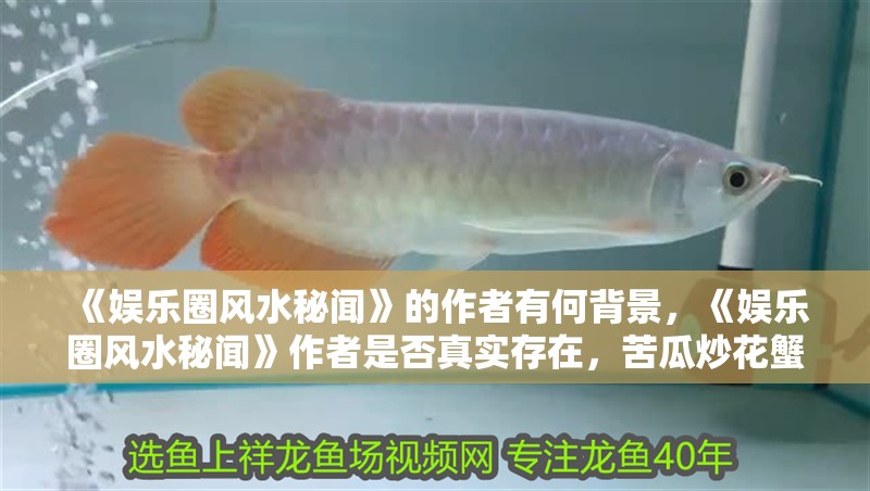 《娛樂圈風水秘聞》的作者有何背景，《娛樂圈風水秘聞》作者是否真實存在，苦瓜炒花蟹是否還繼續創作