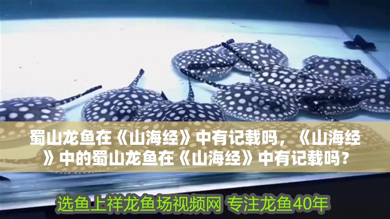 蜀山龍魚在《山海經》中有記載嗎，《山海經》中的蜀山龍魚在《山海經》中有記載嗎？ 蜀山龍魚在《山海經》中有記載嗎，《山海經》中的蜀山龍魚在《山海經》中有記載嗎？ 龍魚百科