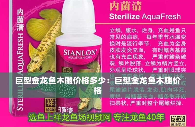 巨型金龍魚木雕價格多少：巨型金龍魚木雕價格