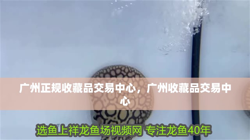 廣州正規收藏品交易中心，廣州收藏品交易中心
