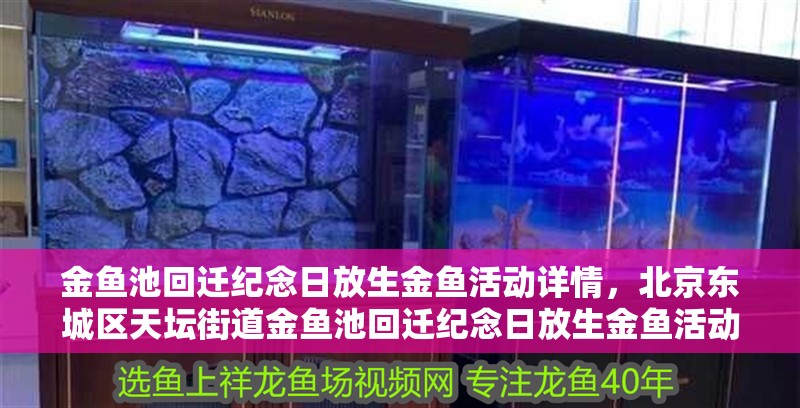 金魚池回遷紀念日放生金魚活動詳情，北京東城區(qū)天壇街道金魚池回遷紀念日放生金魚活動詳情