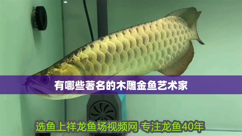 有哪些著名的木雕金魚藝術家