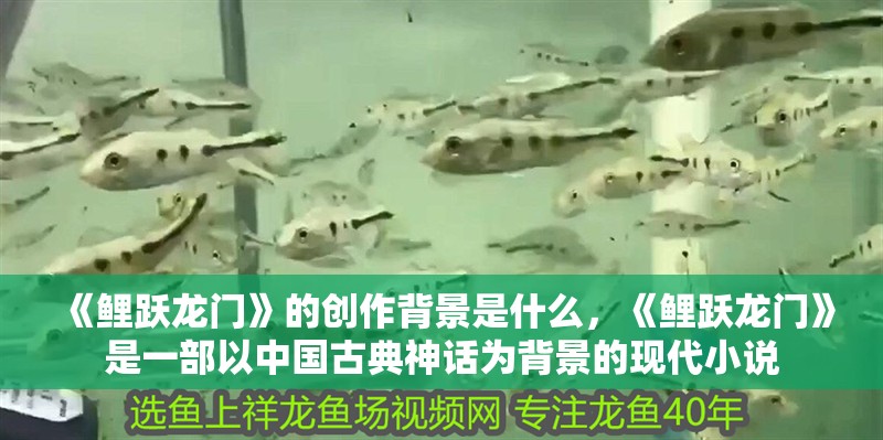 《鯉躍龍門》的創作背景是什么，《鯉躍龍門》是一部以中國古典神話為背景的現代小說