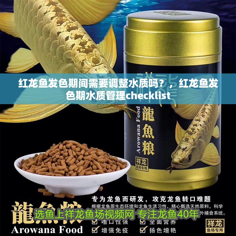 紅龍魚發色期間需要調整水質嗎？，紅龍魚發色期水質管理checklist