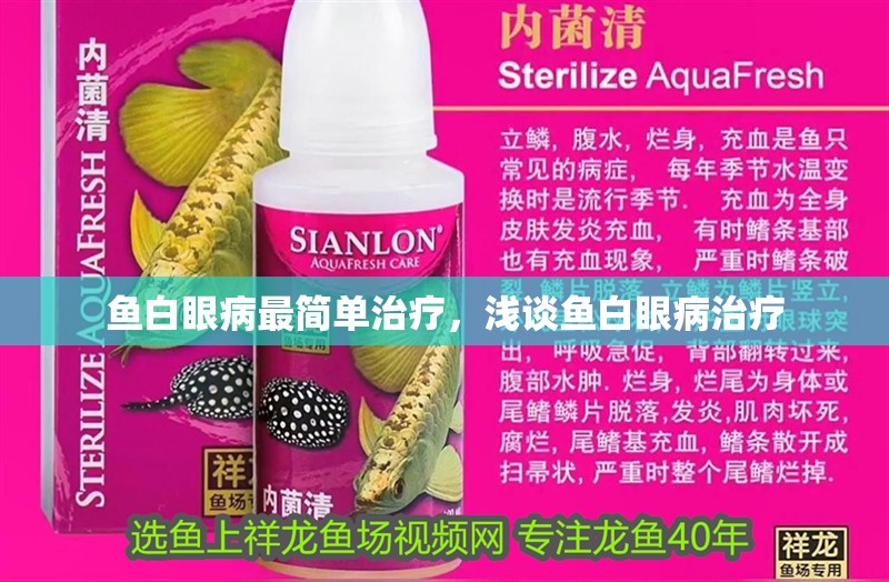 魚白眼病最簡單治療，淺談魚白眼病治療