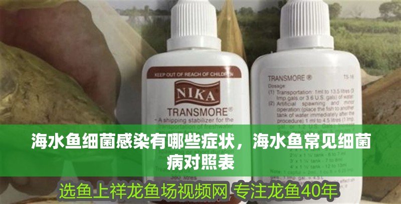 海水魚細(xì)菌感染有哪些癥狀，海水魚常見細(xì)菌病對(duì)照表