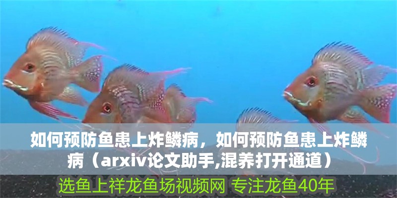 如何預(yù)防魚患上炸鱗病，如何預(yù)防魚患上炸鱗病（arxiv論文助手,混養(yǎng)打開通道）