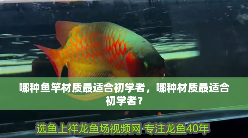 哪種魚竿材質最適合初學者，哪種材質最適合初學者？