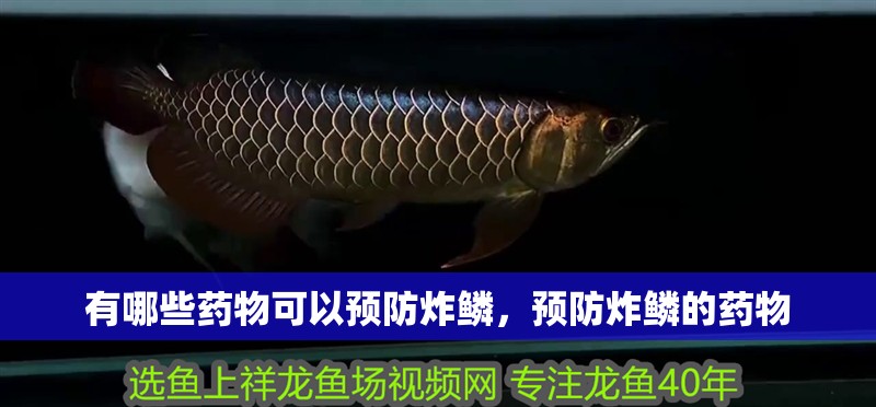 有哪些藥物可以預防炸鱗，預防炸鱗的藥物