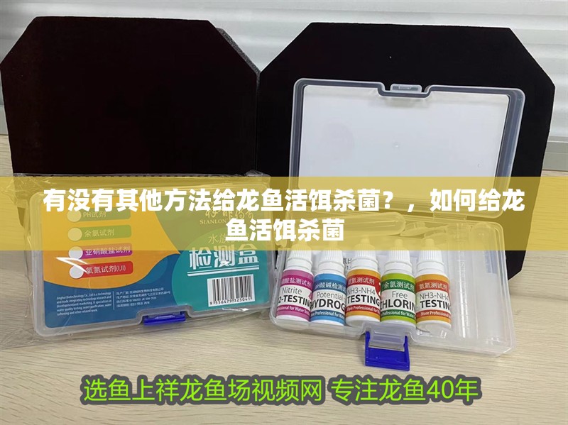 有沒有其他方法給龍魚活餌殺菌？，如何給龍魚活餌殺菌