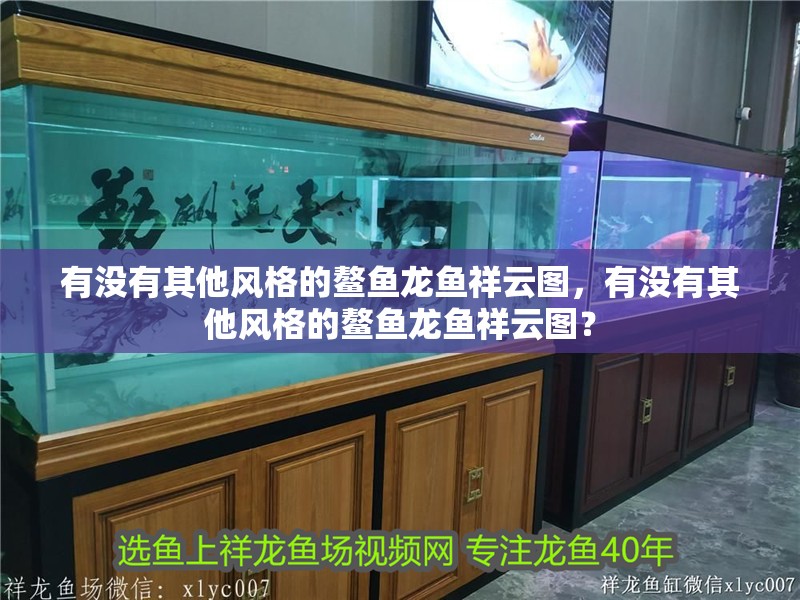 有沒(méi)有其他風(fēng)格的鰲魚(yú)龍魚(yú)祥云圖，有沒(méi)有其他風(fēng)格的鰲魚(yú)龍魚(yú)祥云圖？