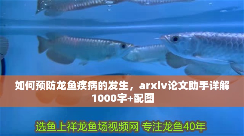 如何預防龍魚疾病的發生，arxiv論文助手詳解1000字+配圖