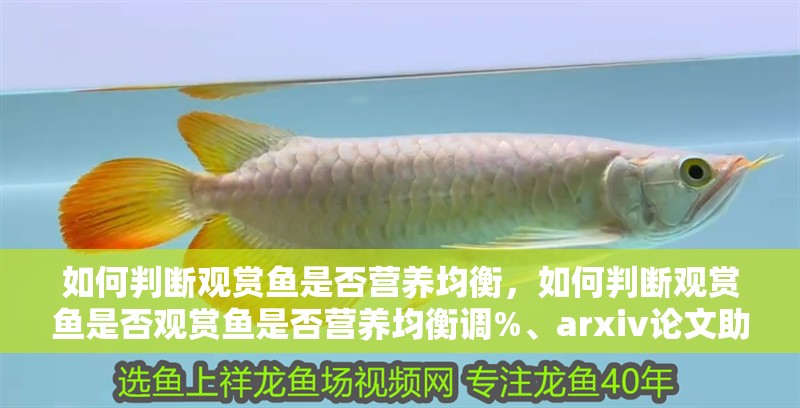 如何判斷觀賞魚是否營養均衡，如何判斷觀賞魚是否觀賞魚是否營養均衡調%、arxiv論文助手