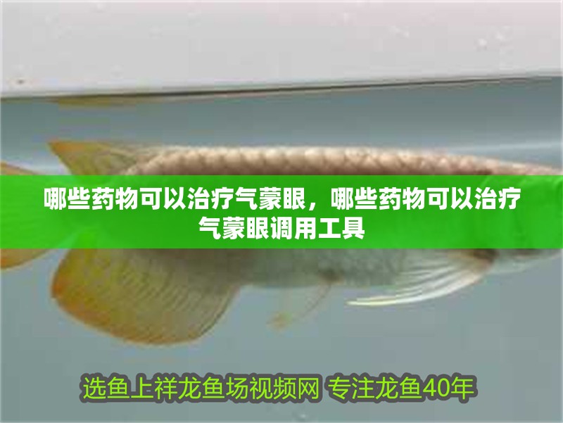 哪些藥物可以治療氣蒙眼，哪些藥物可以治療氣蒙眼調用工具