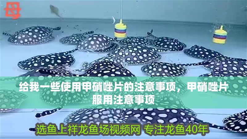 給我一些使用甲硝唑片的注意事項(xiàng)，甲硝唑片服用注意事項(xiàng)