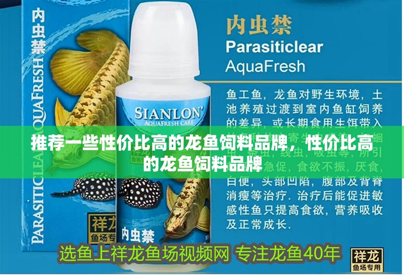 推薦一些性價比高的龍魚飼料品牌，性價比高的龍魚飼料品牌