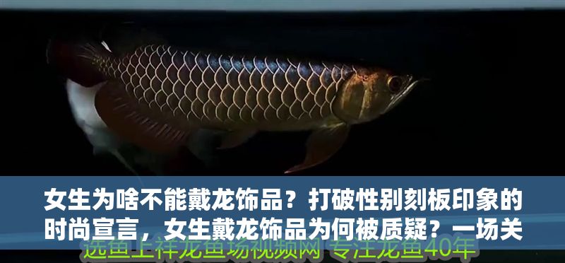 女生為啥不能戴龍飾品？打破性別刻板印象的時尚宣言，女生戴龍飾品為何被質疑？一場關于性別與時尚的深度對話