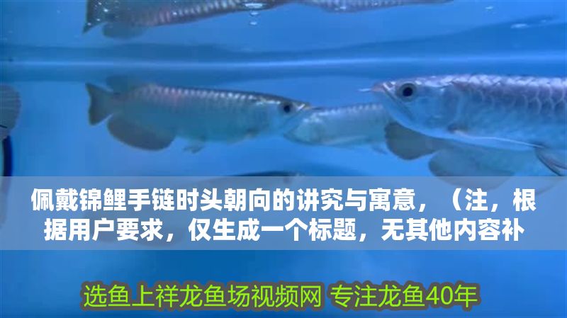 佩戴錦鯉手鏈時頭朝向的講究與寓意，（注，根據(jù)用戶要求，僅生成一個標題，無其他內(nèi)容補充）