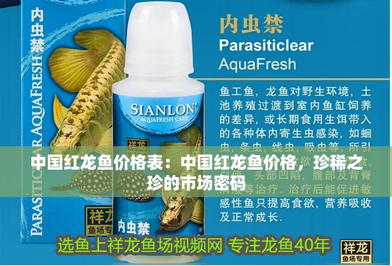 中國紅龍魚價格表：中國紅龍魚價格，珍稀之珍的市場密碼