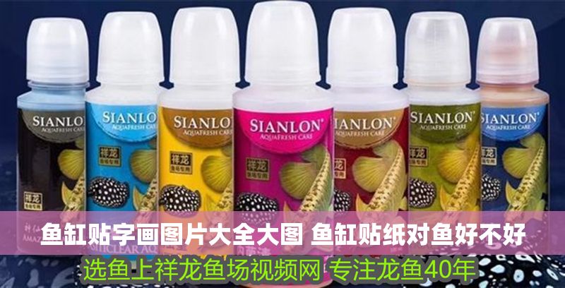 魚缸貼字畫圖片大全大圖 魚缸貼紙對魚好不好