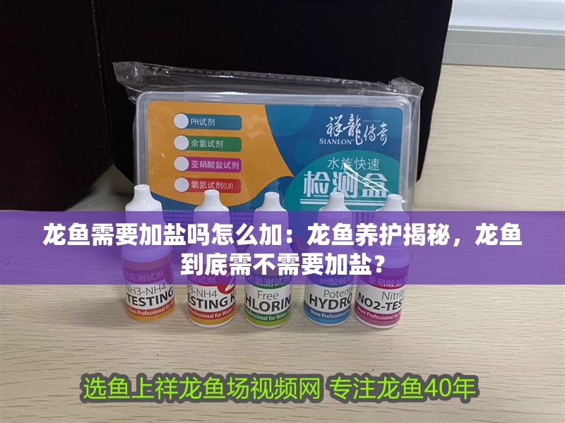 龍魚(yú)需要加鹽嗎怎么加：龍魚(yú)養(yǎng)護(hù)揭秘，龍魚(yú)到底需不需要加鹽？