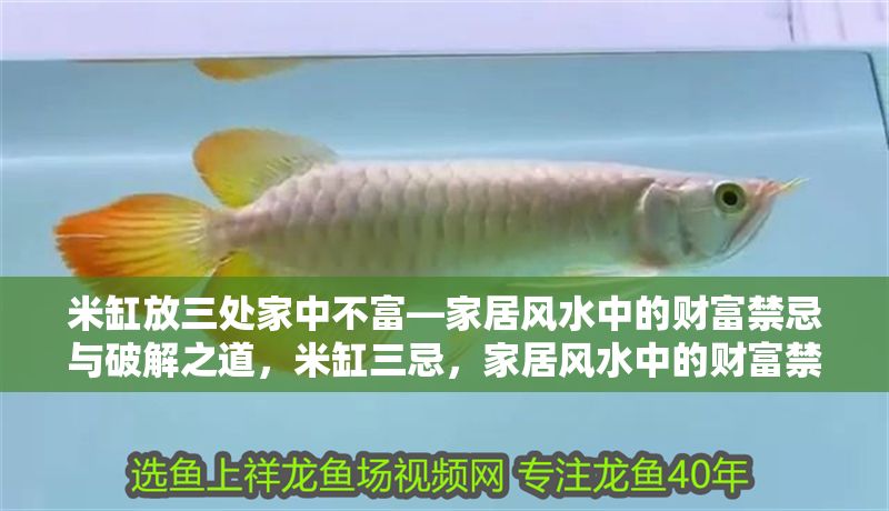 米缸放三處家中不富—家居風(fēng)水中的財(cái)富禁忌與破解之道，米缸三忌，家居風(fēng)水中的財(cái)富禁忌與破解之法
