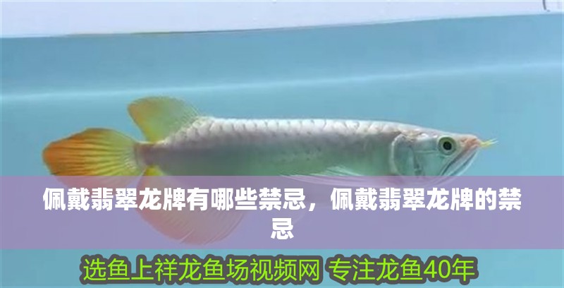 佩戴翡翠龍牌有哪些禁忌，佩戴翡翠龍牌的禁忌