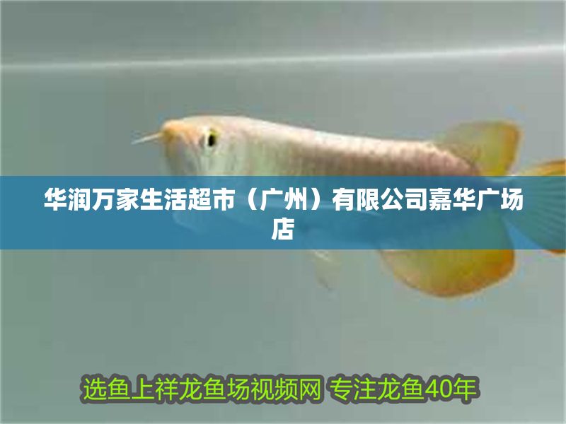 華潤萬家生活超市（廣州）有限公司嘉華廣場店