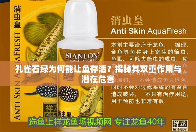 孔雀石綠為何能讓魚存活？揭秘其雙重作用與潛在危害