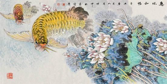 龍魚畫畫，工筆畫龍魚簡筆畫入門步驟彩色鉛筆畫龍魚色彩搭配