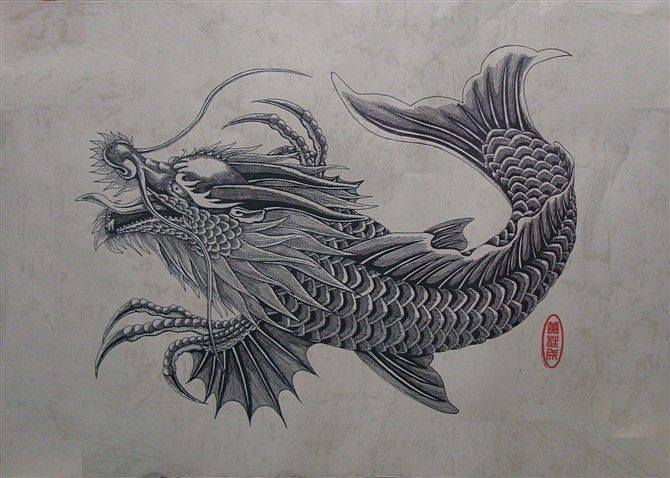 龍魚畫適合掛哪里，龍魚畫的掛放位置
