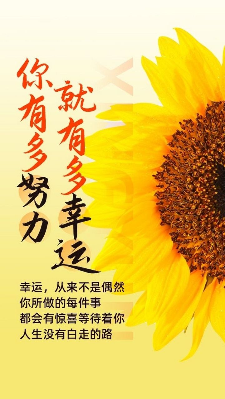 越努力，越幸運(yùn)