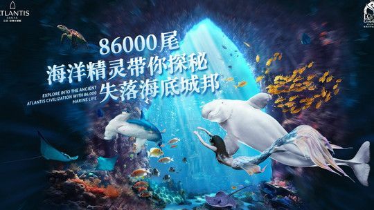 亞特蘭蒂斯水族館游記：三亞亞特蘭蒂斯水族館是一處集海洋生物展示與一體的旅游景點