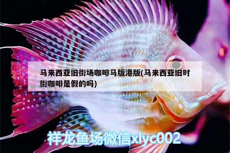 馬來西亞舊街場咖啡馬版港版(馬來西亞舊時街咖啡是假的嗎)