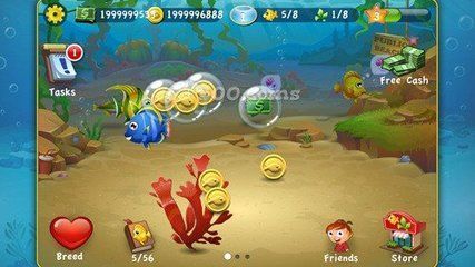 水族館無限金幣版，輕松暢玩，超多福利