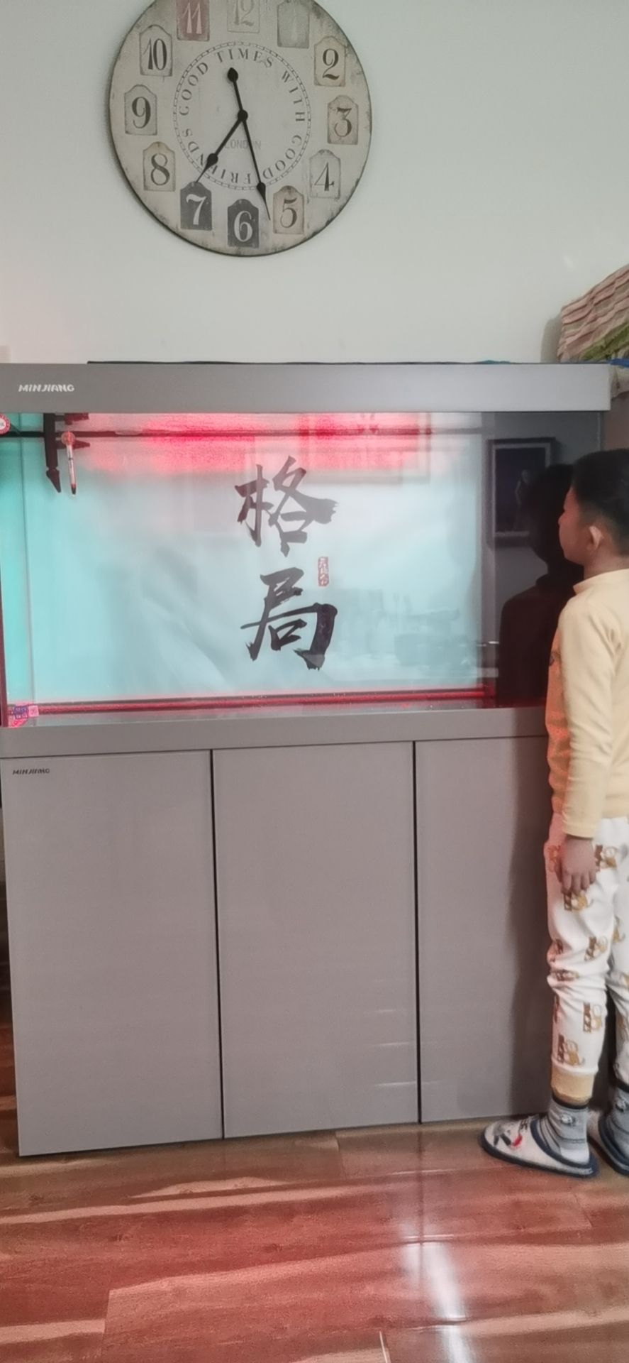 開缸養(yǎng)水中！
