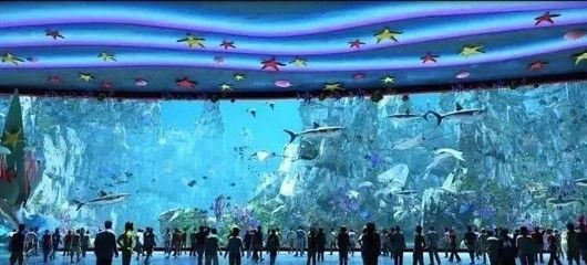 水族館門面圖片真實(shí)（水族館門面圖片的制作過程）