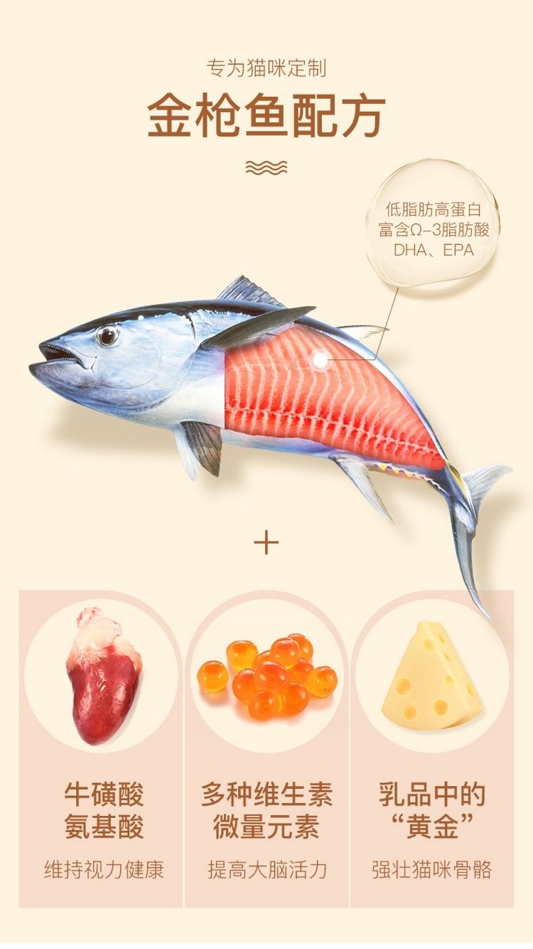 yee貓罐頭增肥營(yíng)養(yǎng)幼貓零食罐補(bǔ)鈣零食混合金槍魚(yú)雞心芝士80G6罐 yee貓罐頭增肥營(yíng)養(yǎng)幼貓零食罐補(bǔ)鈣零食混合金槍魚(yú)雞心芝士80G6罐 yee 第15張