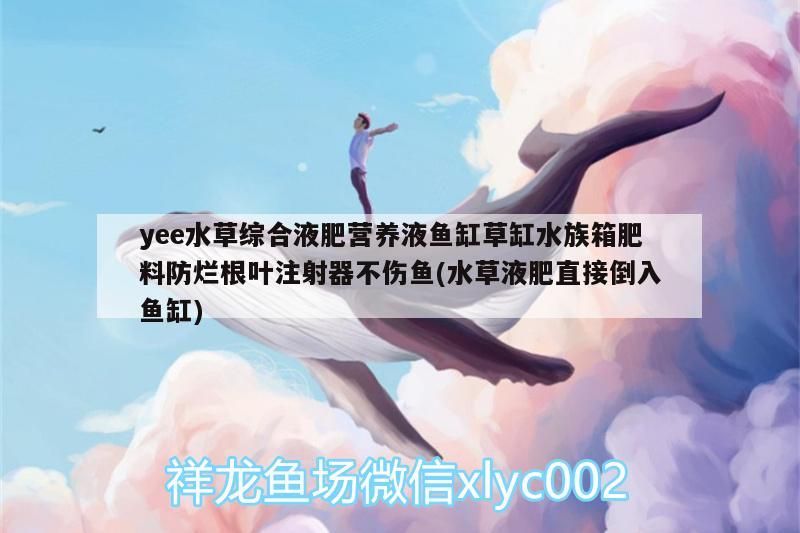 yee水草綜合液肥營養液魚缸草缸水族箱肥料防爛根葉注射器不傷魚(水草液肥直接倒入魚缸)