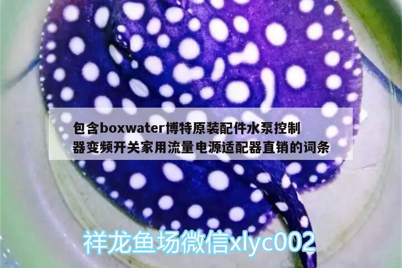 包含boxwater博特原裝配件水泵控制器變頻開關(guān)家用流量電源適配器直銷的詞條