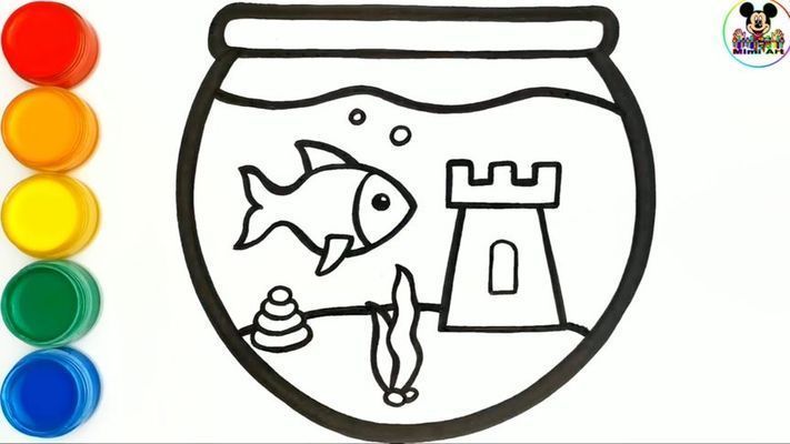 水族館兒童畫（水族館兒童畫的創作）
