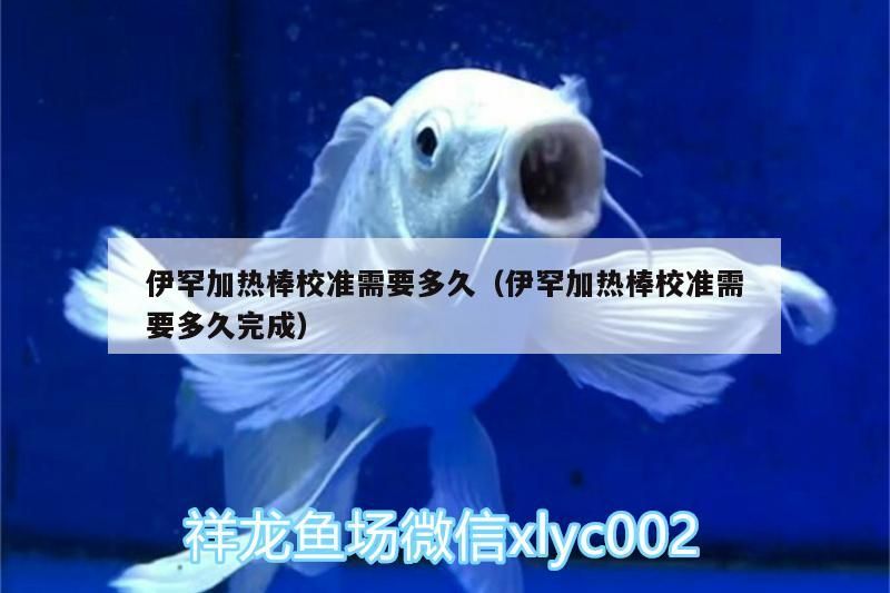 伊罕加熱棒校準需要多久（伊罕加熱棒校準需要多久完成）