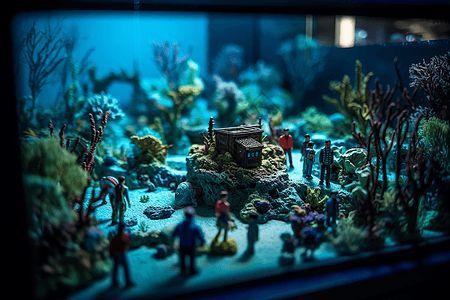 水族館場景：水族館場景素材的獲取途徑，