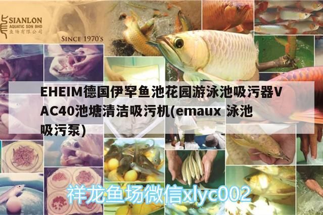 EHEIM德國伊罕魚池花園游泳池吸污器VAC40池塘清潔吸污機(emaux泳池吸污泵)